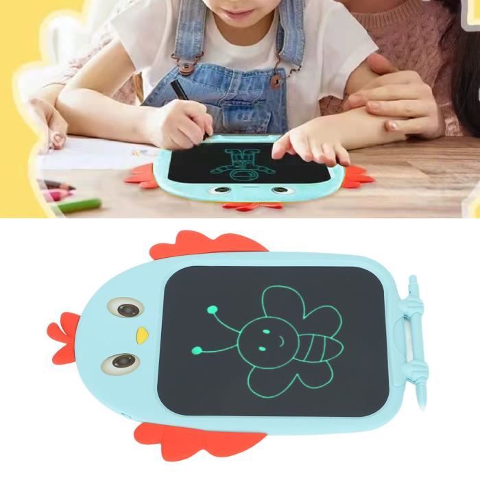 Ardoise tablette LCD-8.5 pour enfant avec Stylet et verrouillage des  touches bleu – Kevajo