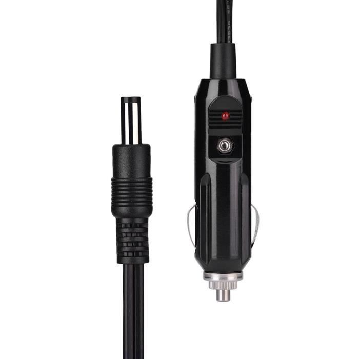 Câble Adaptateur pour Cordon Allume-Cigare de Voiture de 3 Mètres-9,8 Pieds 12V DC 5,5 mmx2,1mm Vvikizy