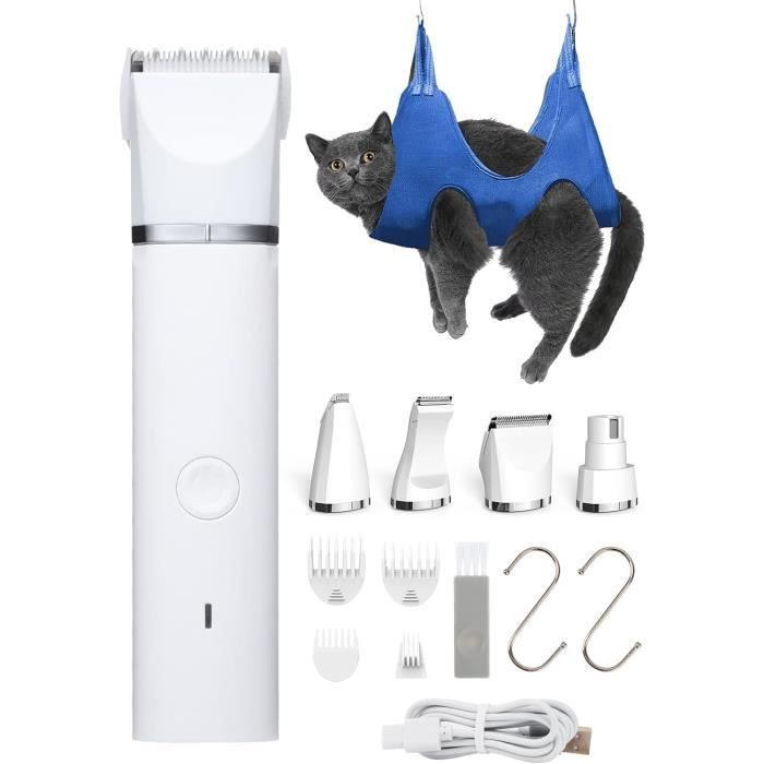 Meilleurs prix pour 2 en 1 Tondeuse hamac de toilettage pour chien  et chats Tondeuse professionnelle silencieuse (S)