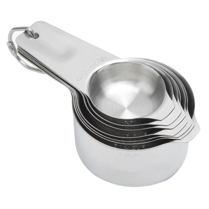 Ensemble De 9 Tasses & Cuillères à Mesurer En Or (Acier Inoxydable) - Ustensiles De Cuisine Empilables, Précision Pour La Pâtisserie