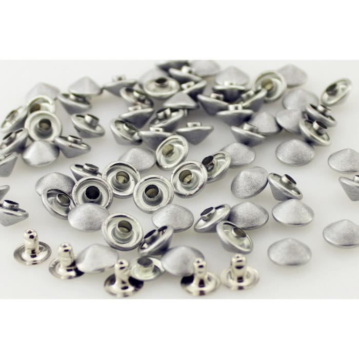 Rivet Punk 100Pcs Rivet Cône Rivets Cuir Clous Style Punk