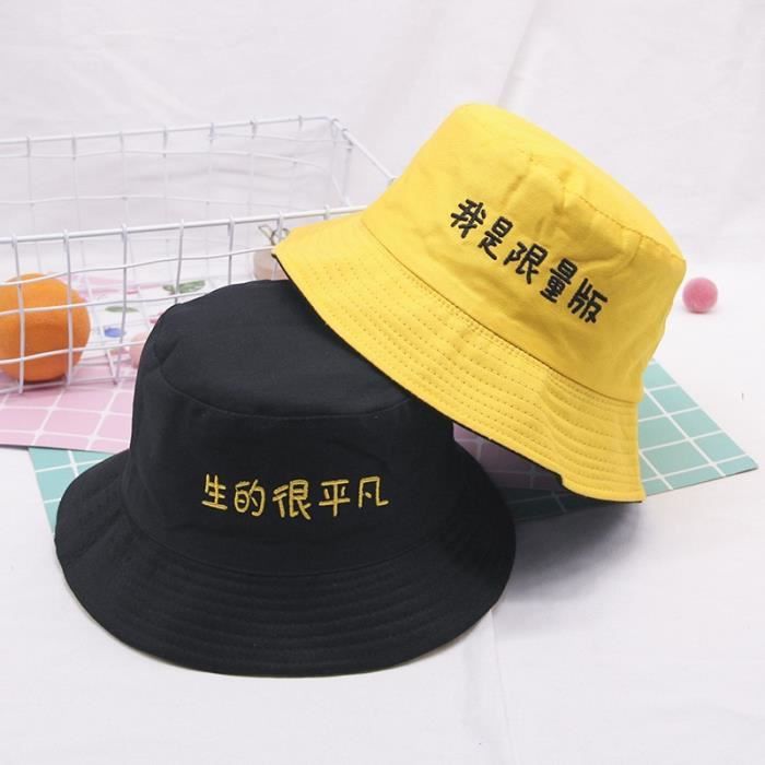 Chapeau Seau Unisexe FJAUOQ - Protection UV | Léger Et Pliable | Pour Plage Et Voyage
