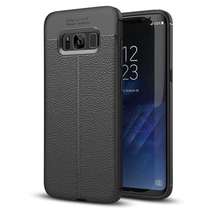 Coque Samsung Galaxy S8 Plus-S8 , Heimi Noir Silic