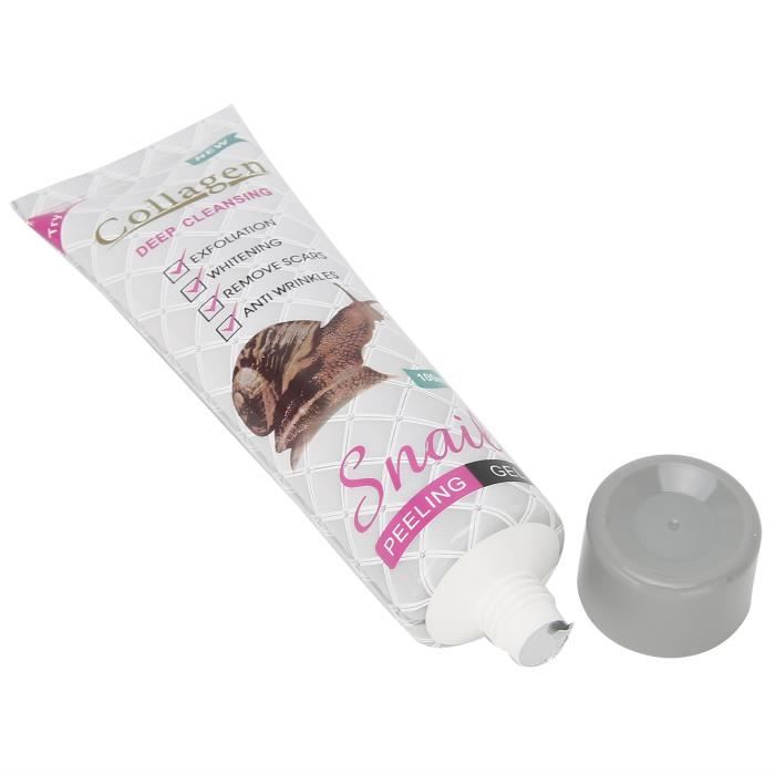 Zerodis Gel gommant de visage Gel Gommant Gel Exfoliant d'Élimination