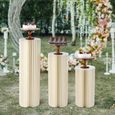 Lot de 3 cylindrique mariage fleurs décoration de fête de partie pour la décoration de fête de Mariage avec Panneau PVC ARCEAU-1