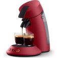 Machine à café dosette Philips SENSEO Original Plus CSA210/91 Rouge + 200 dosettes-1