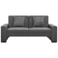 7450Good| Canapé-lit de Haute qualité,Sofa de salon Retro Design,,Canapé d'angle Réversible Convertible, Gris clair Tissu-1