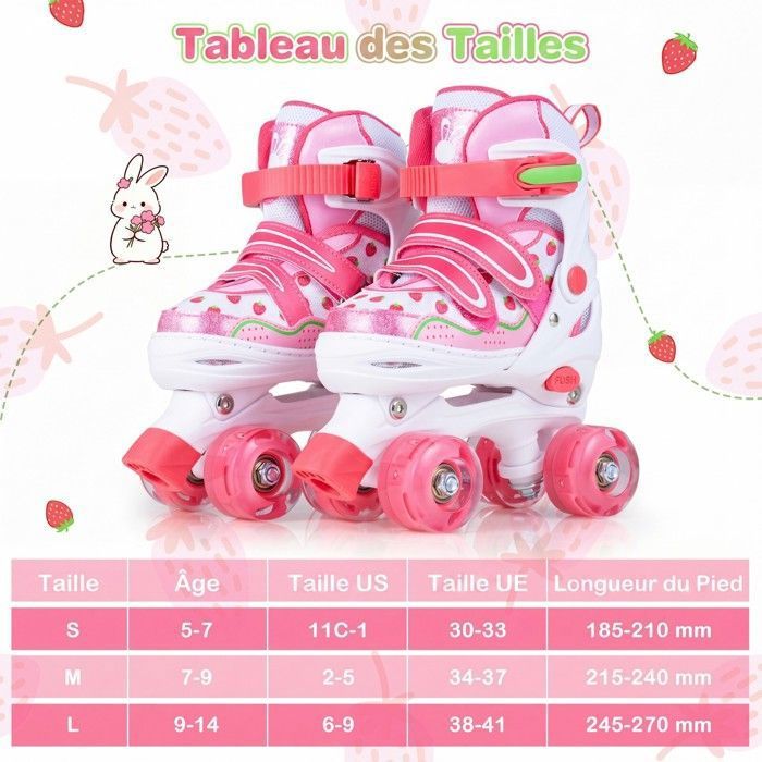 Lot 4 Roues Lumineuses 90A ABEC-9 – Rollers En Ligne 62 à 80 Mm – Silencieuses Et Durables