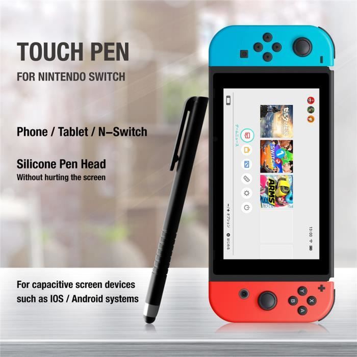 Stylets,Stylet tactile pour Console nintendo Switch, pour IOS et Android,  accessoires pour téléphone et tablette, stylo [F720807542]