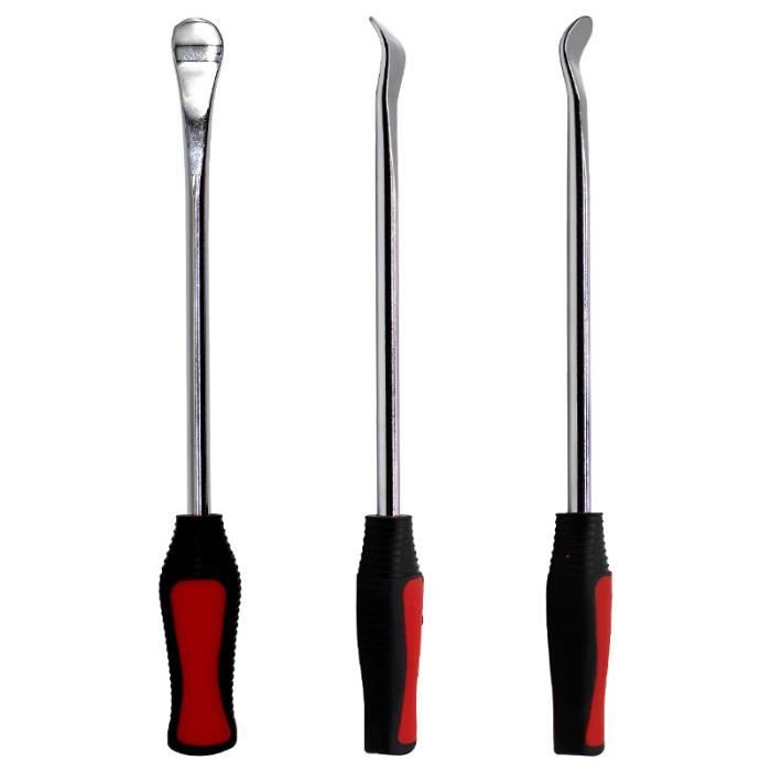 Set De 3 Démontes-Pneus SUMTree + 2 Protecteurs De Jante - Pour Voiture, Moto, Vélo - 37 Cm