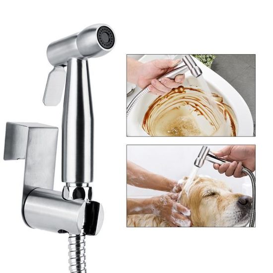 Bidet Portable En Acier Inoxydable - Installation Facile, Douche Intime écologique, Neuf