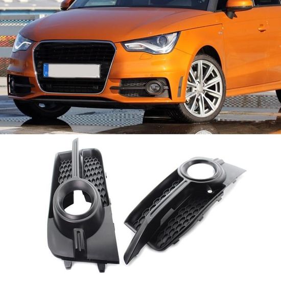 Grilles Phare Antibrouillard Avant Pour Audi A1 8X 2011-2014 S Line - ABS, Protection Anti-Rayures, Paire Gauche/Droite