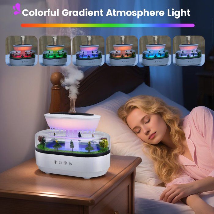 Diffuseur Huiles Essentielles, Diffuseur Parfum Maison avec Projection