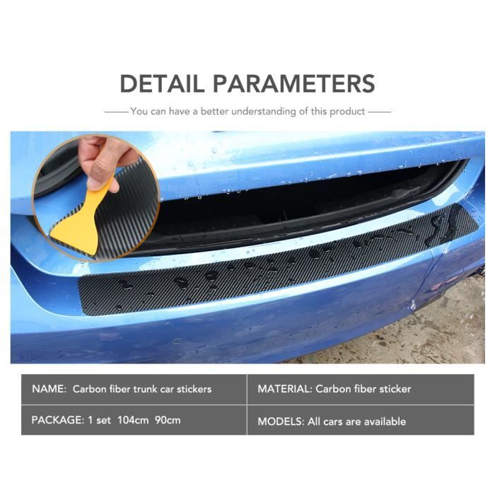 Slakerbe Lot De 2 Bandes Anti-Collision Pare-Chocs Voiture - Imperméables, Anti-Rayures, Gris (SUV, Camion, Remorque)