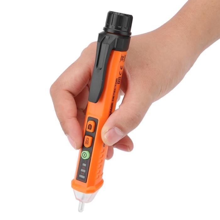 Neoteck Détecteur De Tension Sans Contact 12-1000V - Stylo Testeur Électrique Avec Buzzer Et Lampe