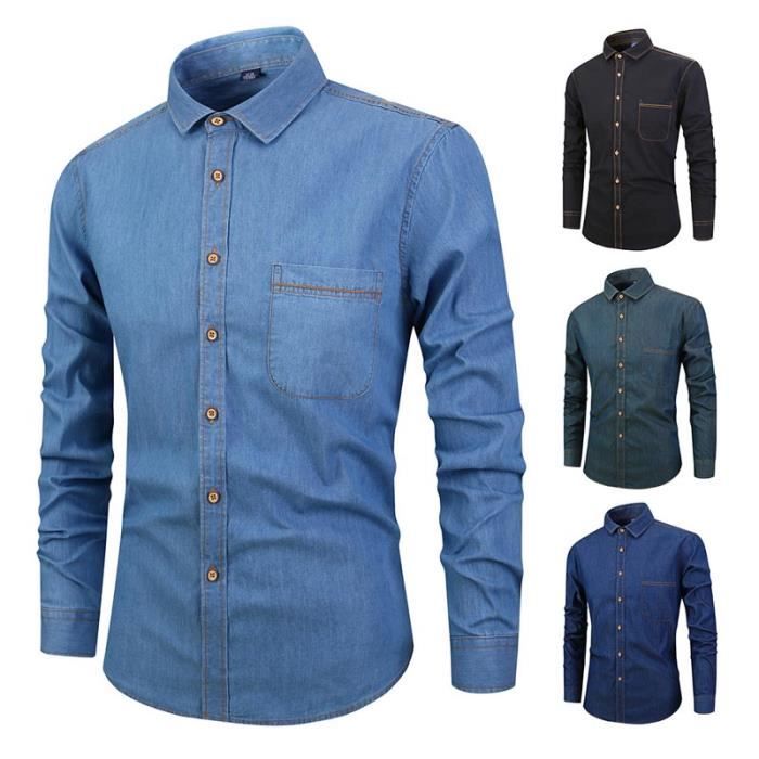 Otto Kern Bandes Homme Chemise à manches longues