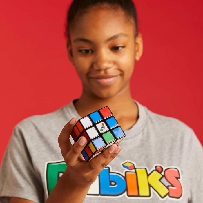 Rubik's Cube, le puzzle original 3 x 3 couleurs assorties, cube classique de résolution de problèmes Rubik's Cube, le puzzle original 3 x 3 couleurs assorties, cube classique de résolution de problèmes