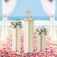 Lot de 3 cylindrique mariage fleurs décoration de fête de partie pour la décoration de fête de Mariage avec Panneau PVC ARCEAU-3