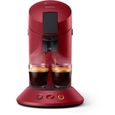 Machine à café dosette Philips SENSEO Original Plus CSA210/91 Rouge + 200 dosettes-3