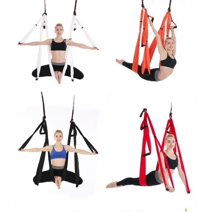 A2 - Sangle de Yoga aérien réglable, élastique, porte de hamac, balançoire,  équipement'entraînement pour femm - Cdiscount Sport