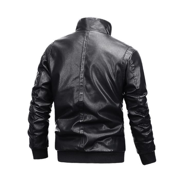 Blouson Moto Hiver homme Bela Panther Noir/Gris foncé