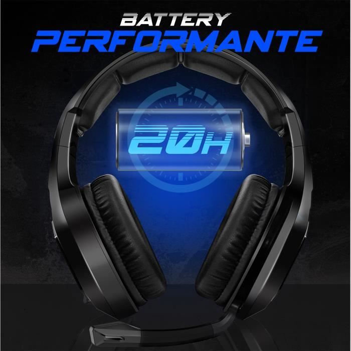 Spirit Of Gamer, Casque Gaming Sans Fil avec Micro RGB, Compatible PS5,  PS4, Switch & PC, Technologie Wireless 2.4 GHz, Son 7.1 - Cdiscount  Informatique