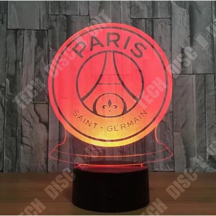 marque generique - Veilleuse LED FC Paris Saint Germain Football Club 3D  Illusion Enfants Enfants Ligue 1 Logo de Football PSG Night Lamp Lampe  AM5248 - Lampes à poser - Rue du Commerce