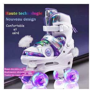 Chaussures à Roulettes Classiques pour Enfants Filles et Garçons, Baskets à Roue