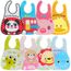 Lictin 8 Pcs Bavoirs Eva Impermeables Unisexes Pour Bebe Avec Des