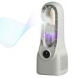 Rafraîchisseur d'Air Mobile 3 en 1 Ventilateur Humidificateur Ventilateur réglable à 6 vitesses 3000mah Réservoir d'eau de 150 ml