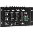 Auna Pro TMX-2211 MKII Table de mixage DJ 2/3 canaux montage rack 19" - Noire-0