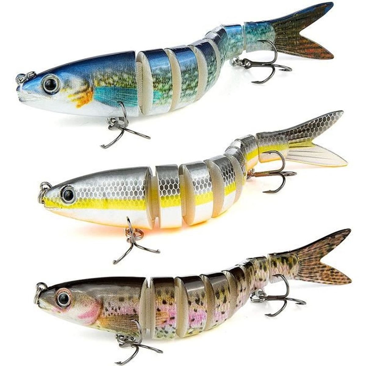 Leurre de pêche articulé pro - 13 SEGMENTS 16,5 cm 34 g - Carnassiers Leurre de pêche articulé pro - 13 SEGMENTS 16,5 cm 34 g - Carnassiers