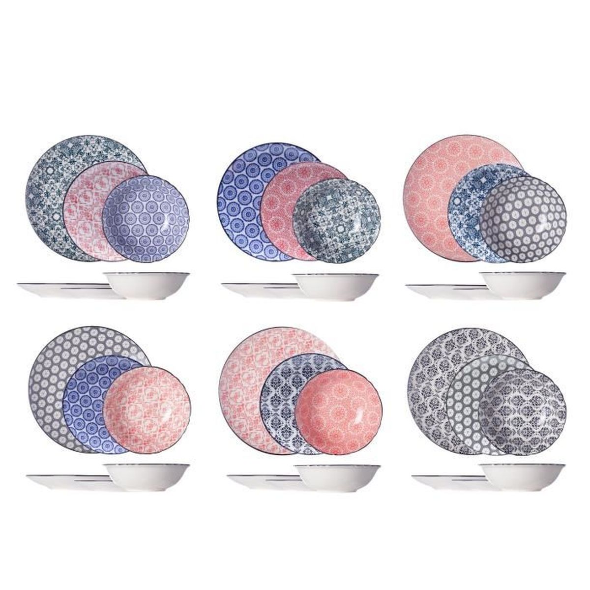 Bols Grès Délirio Cosy & Trendy Lot De 6 Bols Délirio En Grès