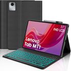 Coque Clavier - 040PARTS - Lenovo Tab M11 2024 - AZERTY - Rétroéclairé - Sans Fil