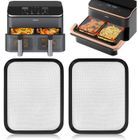 TRAHOO Lot De 2 Protection En Acier Inoxydable Pour Cosori Dual Blaze Twinfry 10L/ Cosori Caf-R901-Aeu 8,5L,Grille Anti Projection Air Fr