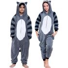 Pyjama Animal Onesie Super Doux pour Enfants - A2 Z 4 KIDS - Raccoon - Gris
