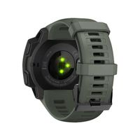 Vert armée Bracelet de montre de remplacement en silicone pour Garmin instinct 22mm