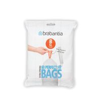 BRABANTIA Lot de 60 sacs poubelle distributeur PerfectFit - 5L