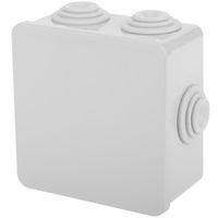 CableMarkt - Boîte de surface étanche carrée avec protection IP55 80x80x40mm