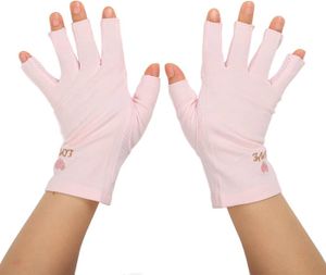 SÈCHE-ONGLES Rose gants de manucure Protection UV extensible re