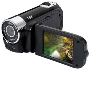 CAMÉSCOPE NUMÉRIQUE Noir UE-Caméra de photographie vidéo Hd 1080P, cam