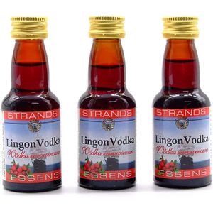ASSORTIMENT ALCOOL Lingon Vodka 3x25 ml - sans alcool | Essence de Vo