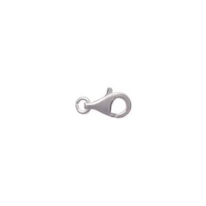 Fermoirs En Acier Inoxydable Argenté - Lot De 6 - Mousqueton Double Ouverture - Pour Bracelets, Colliers, Bijoux DIY