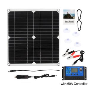 KIT PHOTOVOLTAIQUE Kit de panneaux solaires 200W avec contrôleur 60A 