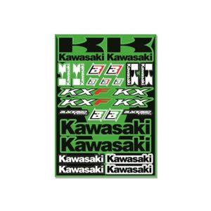 DÉCORATION VÉHICULE Planche de stickers BLACKBIRD Kawasaki