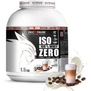 PROTÉINE Eric Favre - Iso Zero 100% Whey Protéine - Proteines - Café Latte - 500g