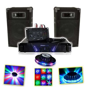 PACK SONO IBIZA DJ-300 Kit de sonorisation DISCO 480W + OVNI