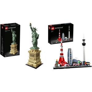 Aimant Statue de la Liberté 11 pièces de construction Compatible LEGO