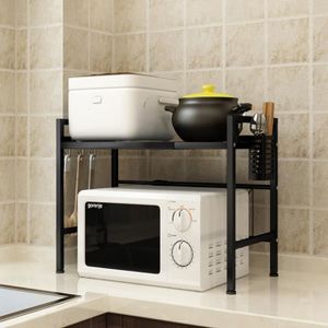 Colonne cuisine micro-onde et four encastrable Lovia Noir Mat 2 portes L 60  cm - Cuisineandcie
