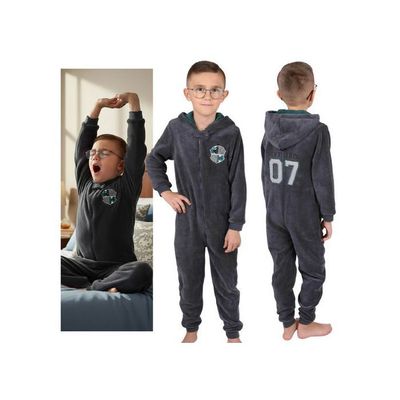 Popgear Harry Potter Pyjama Long Homme Serpentard – Officiel, Coton Doux, T-shirt & Pantalon, Vert Serpentard